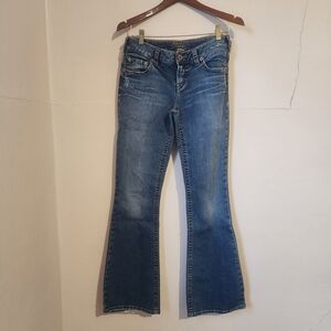 Silver Jeans Women's Medium Blue Flare Denim